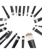 CLASSY BLACK Комплект четки за грим 20 броя