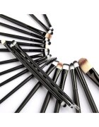CLASSY BLACK Комплект четки за грим 20 броя