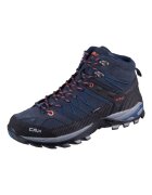 CMP Мъжки трекинг обувки - Rigel Mid WP - Suede - Navy Blue/Black - Черен/Тъмносин