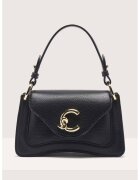 COCCINELLE Чанта през рамо с отделяща се презрамка C-Me - Черен - 12 x 21 x 6 CM