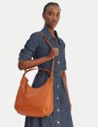 COCCINELLE Дамска чанта - естествена кожа - кафява - One Size INTL - комплект с торбичка за защита