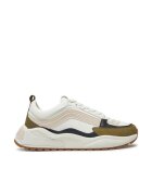 COCCINELLE Дамски спортни обувки - E4 RWM 24 03 01 - Еко кожа - 38 EU - Бял/Зелен - Бял/Зелен