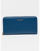 COCCINELLE Кожен портфейл с релеф - Син