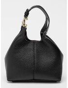 COCCINELLE Кожена шопинг чанта Easy - Черен