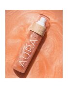 COCOSOLIS Натурален озаряващ спрей с пептиди за лице тяло и коса. AURA Peptide Shimmer Spray 100 ml Малина 100 мл