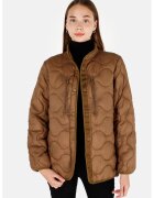 COLINS Капитонирано яке Nylon - Тъмнокафяв