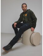 Columbia Худи Beaumount™ с графика - Оранжев/Тъмнозелен
