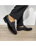 Conhpol Елегантни мъжки обувки A154-Zb24-Oop28 Floral Black - Floral Black + Matte Black