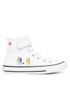Converse Дамски кецове - текстил - бели