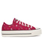 Converse Дамски кецове текстил - бял/розов