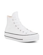 Converse Дамски обувки 207592681 - Естествена кожа - Бели