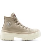 Converse Дамски спортни обувки Chuck Taylor All Star с платформа с грайферна подметка от водоустойчива кожа