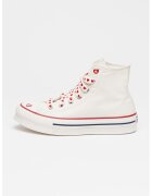 Converse Кецове Chuck Taylor All Star Eva Lift до глезена - Тъмночервен/Мръснобял