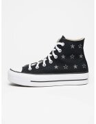 Converse Кецове Chuck Taylor All Star Lift над глезена - Бял/Черен
