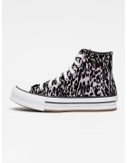 Converse Кецове Chuck Taylor All Star Lift с животински принт - Черен/Лилав