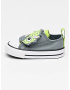 Converse Кецове Chuck Taylor All Star с велкро - Неоново зелено/Зелени аспержи