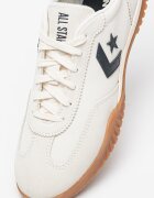 Converse Велурени спортни обувки с лого Бежов/Мръснобял