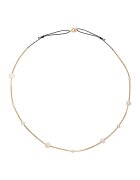 CORINA MARDARI 14K/20 Gold-filled Adjustable Necklace With Pearls - Бял/Златист