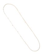 CORINA MARDARI 14K/20 Gold-filled Long Necklace With Freshwater Pearls - Бял/Златист
