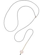 CORINA MARDARI 14K/20 Gold-filled Long Necklace With Pearls - Бял/Златист/Черен