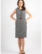 Couture de Marie Къса рокля от памук - Сив меланж