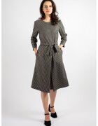 Couture de Marie Пепитена рокля Hannah - Черен/Сив