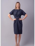 Couture de Marie Рокля с връзка - Тъмносин
