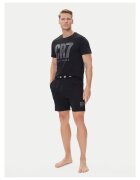 CR7 Underwear Мъжка пижама Cristiano Ronaldo Cr7 - черна
