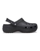 Crocs Бляскав крокс Classic с равна платформа и каишка на петата