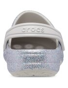 Crocs Бляскав крокс с отворена пета Сребрист