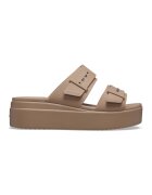 Crocs Brooklyn2 гумени чехли wedge - Светлокафяв
