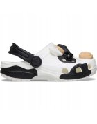 Crocs Детски чехли Classic Cow Glow бял Бял