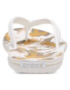 Crocs Джапанки Crocband Printed Flip - US Alb - White/Multi Бял