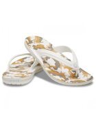 Crocs Джапанки Crocband Printed Flip - US Alb - White/Multi Бял