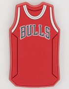 Crocs Джибиц Jibbitz™ с дизайн на Chicago Bulls Червен/Бял/Черен