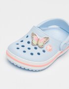 Crocs Джибиц Jibbitz™ с дизайн на пеперуда Златист/Пастелнорозов