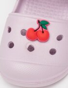 Crocs Джибиц с форма на череша Светлорозов/Аленочервен
