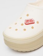 Crocs Джибиц с надписи Корал/Бял