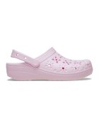 Crocs Флорален крокс с отвори - Светлорозов