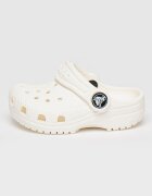 Crocs Крокс Classic с отворена пета и перфорации Бял