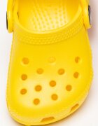 Crocs Крокс Classic с отворена пета и перфорации Жълт