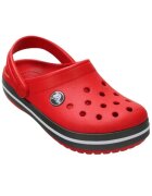 Crocs Крокс Crocband с отворена пета и контрастни ивици - Червен