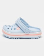 Crocs Крокс Crockband с отворена пета и равна платформа Светлосин