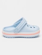 Crocs Крокс Crockband с отворена пета и равна платформа Светлосин