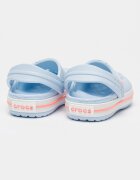 Crocs Крокс Crockband с отворена пета и равна платформа Светлосин