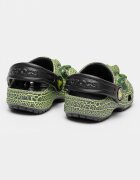 Crocs Крокс с дизайн на динозавър Черен/Електриково Зелено