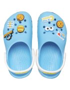 Crocs Крокс с каишка на петата и апликации Оранжев/Син