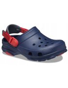Crocs Крокс с отворена пета и перфорации Червен/Син