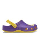 Crocs Крокс с отворена пета и щампа - Жълт/Аметист