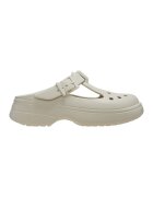 Crocs Крокс с релефно лого - Мръснобял